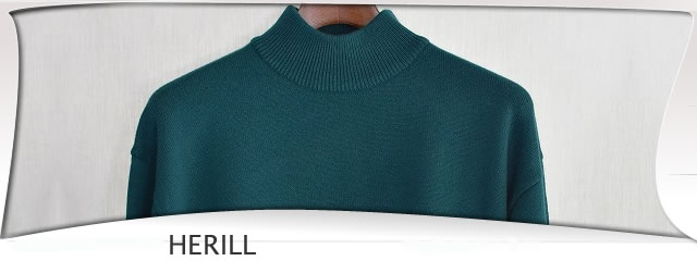 HERILL cashmere vintage mock knit サイズ1